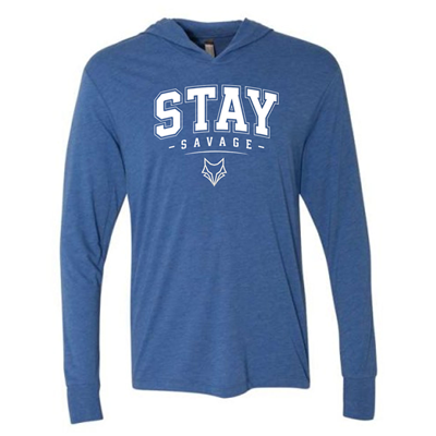 Unisex Triblend Hooded Long Sleeve Pullover T-Shirt