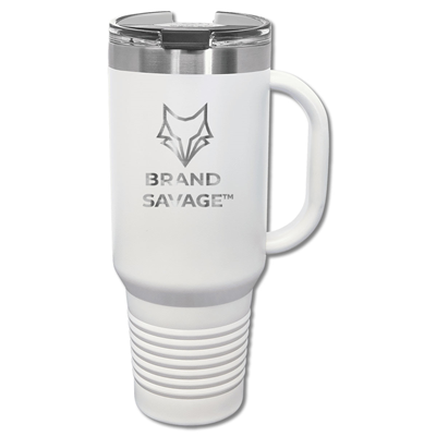 Brand Savage 40oz. Travel Mug